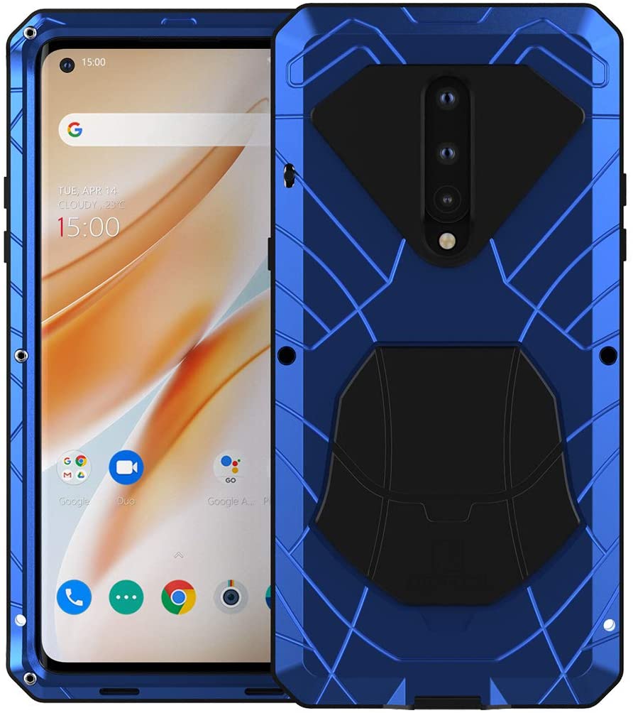 Doom armor Metal Aluminum Case for OnePlus 8 Hybrid Armor Heavy Duty - carolay.co