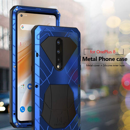 Doom armor Metal Aluminum Case for OnePlus 8 Hybrid Armor Heavy Duty - carolay.co