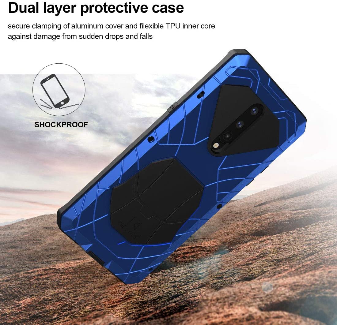 Doom armor Metal Aluminum Case for OnePlus 8 Hybrid Armor Heavy Duty - carolay.co