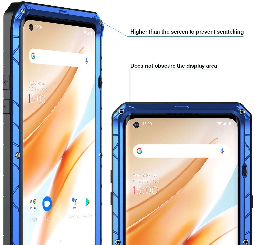 Doom armor Metal Aluminum Case for OnePlus 8 Hybrid Armor Heavy Duty - carolay.co
