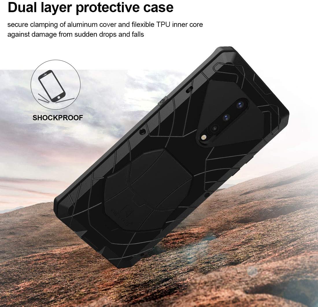 Doom armor Metal Aluminum Case for OnePlus 8 Hybrid Armor Heavy Duty - carolay.co