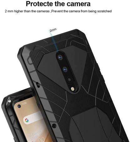 Doom armor Metal Aluminum Case for OnePlus 8 Hybrid Armor Heavy Duty - carolay.co