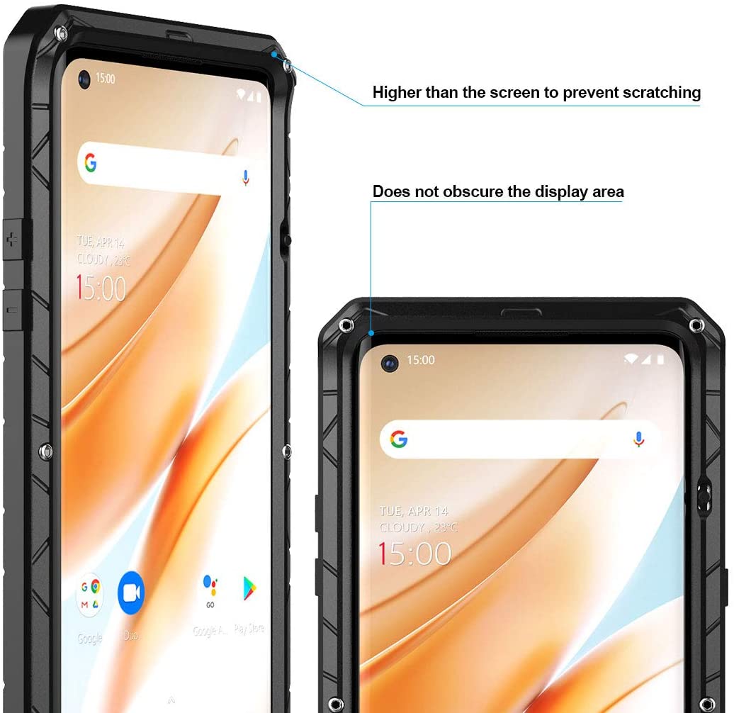 Doom armor Metal Aluminum Case for OnePlus 8 Hybrid Armor Heavy Duty - carolay.co