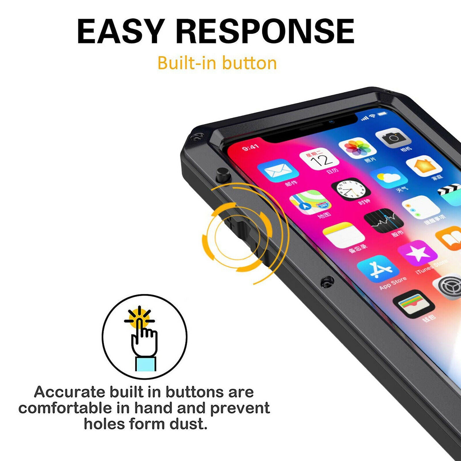 Doom armor Metal Aluminum Case for iPhone - carolay.co
