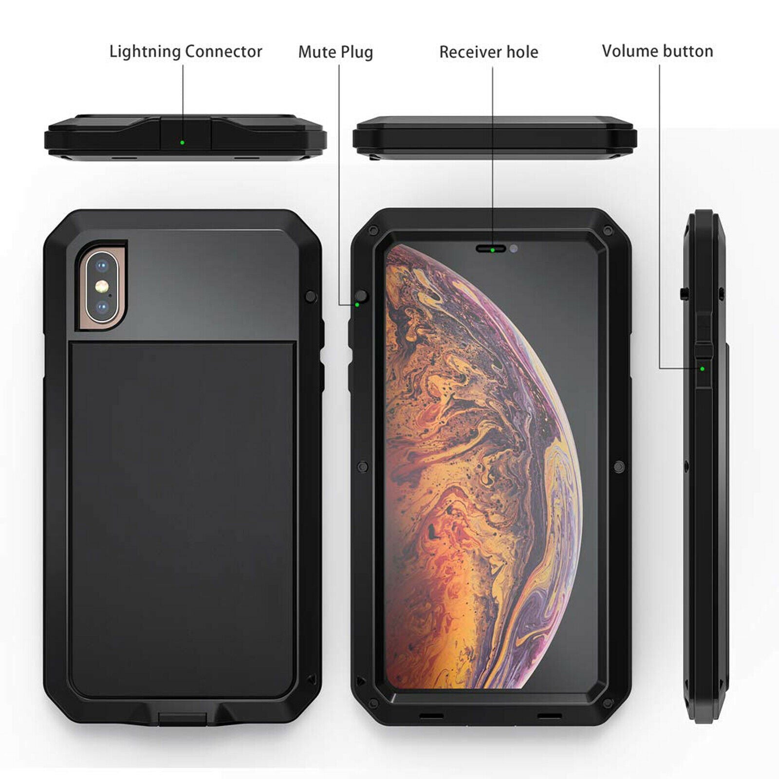 Doom armor Metal Aluminum Case for iPhone - carolay.co