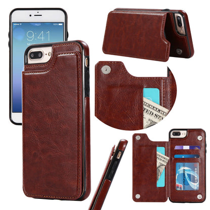 Fits Wallet Card Slot Case Leather Shockproof Magnetic For iPhone - carolay.co