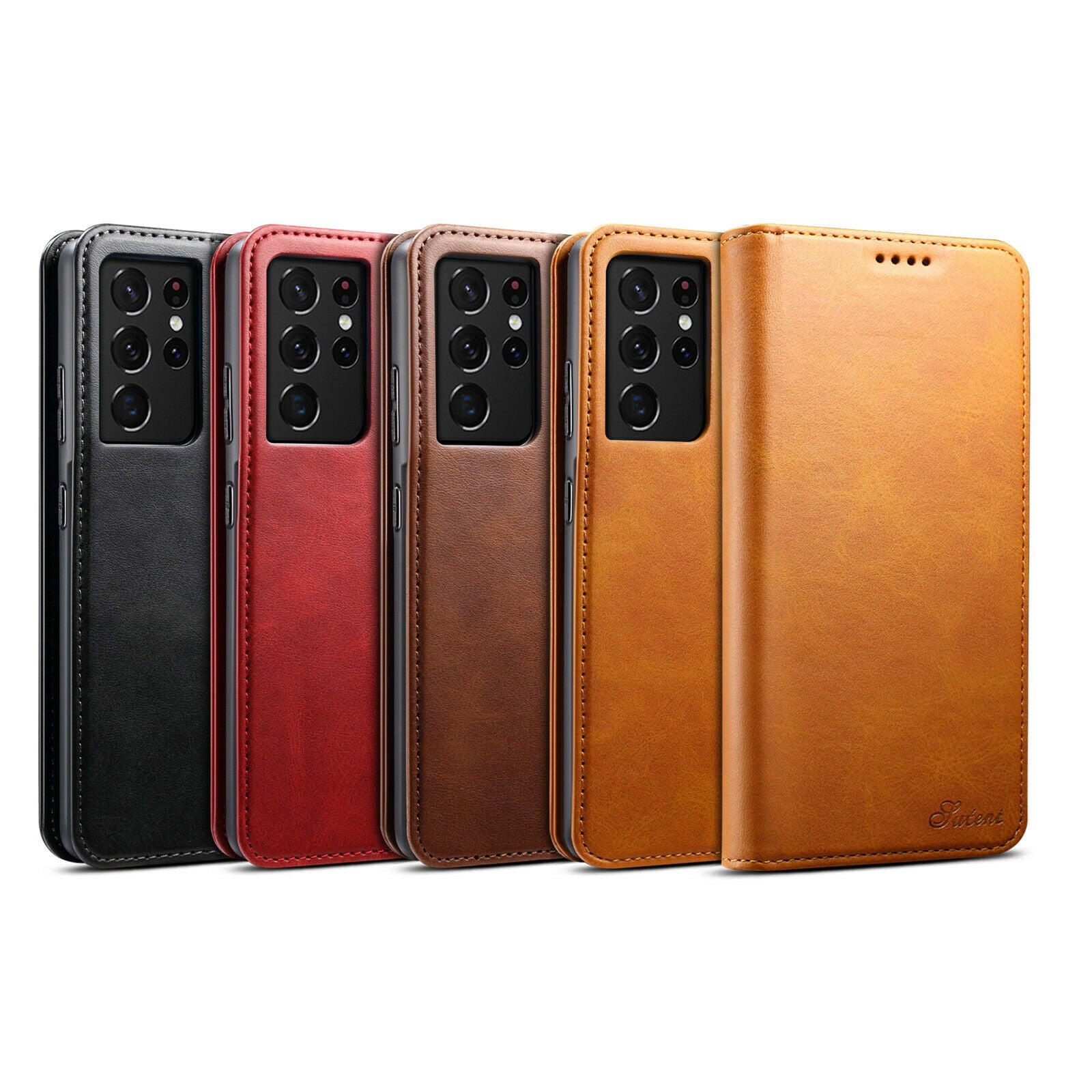 Flip Leather Card Wallet Case for Samsung Galaxy series - carolay.co