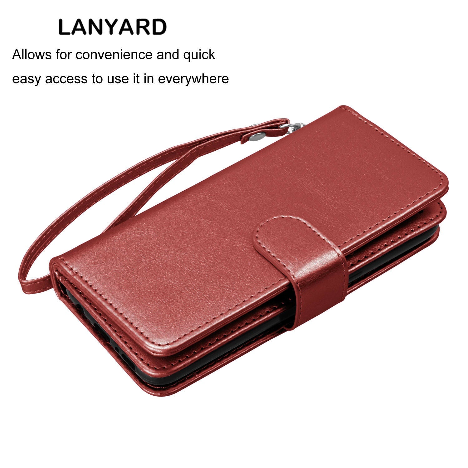 Flip Leather Wallet Case Card Holder Stand Cover For iPhone - carolay.co