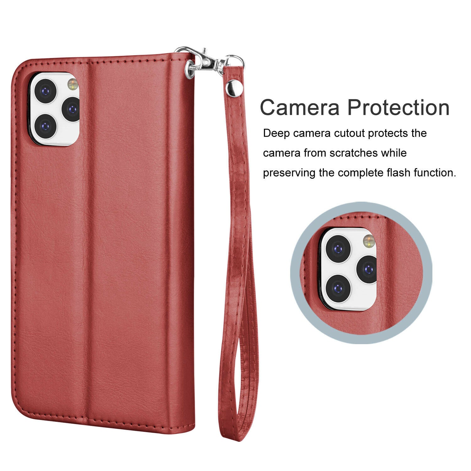 Flip Leather Wallet Case Card Holder Stand Cover For iPhone - carolay.co