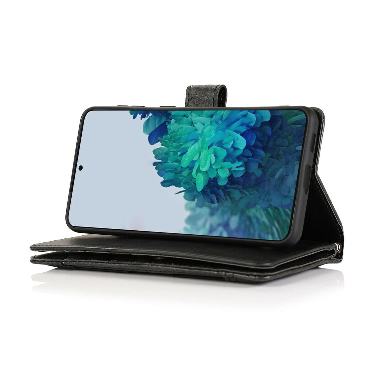 Flip Magnetic Leather Strap Card Case for Samsung Galaxy S21 Ultra Plus - carolay.co