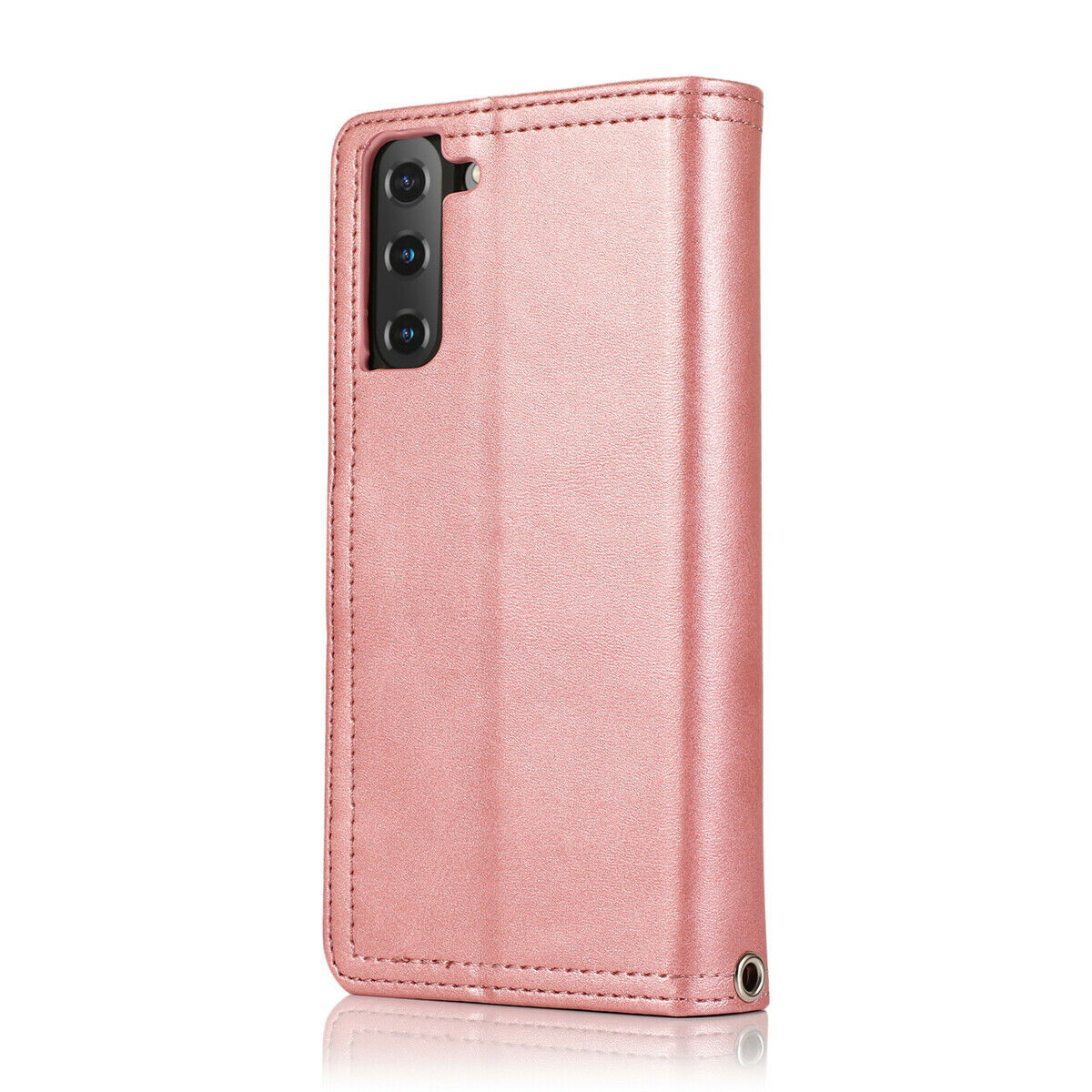 Flip Magnetic Leather Strap Card Case for Samsung Galaxy S21 Ultra Plus - carolay.co