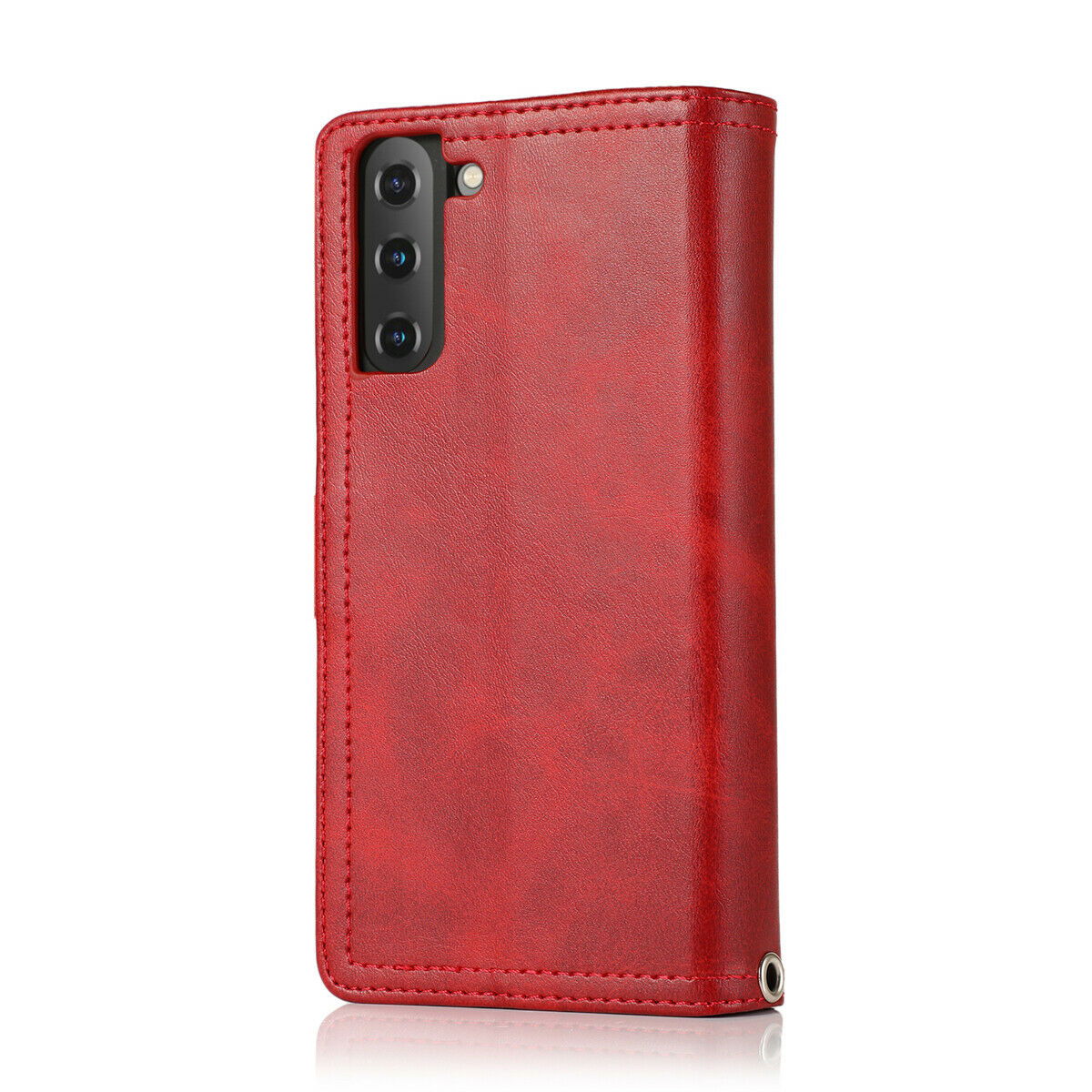 Flip Magnetic Leather Strap Card Case for Samsung Galaxy S21 Ultra Plus - carolay.co