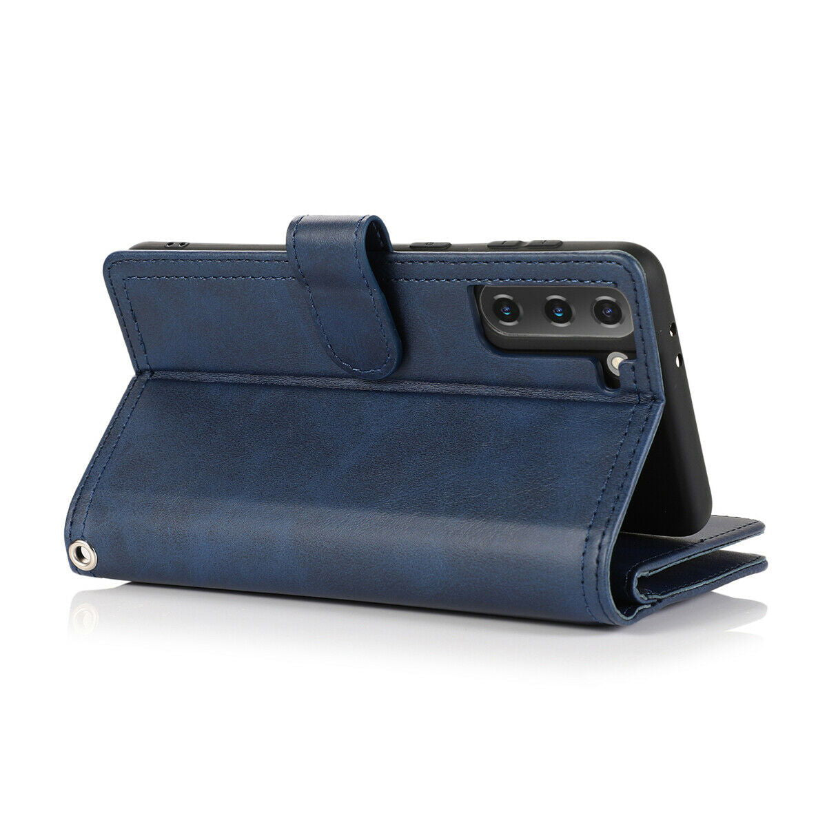 Flip Magnetic Leather Strap Card Case for Samsung Galaxy S21 Ultra Plus - carolay.co