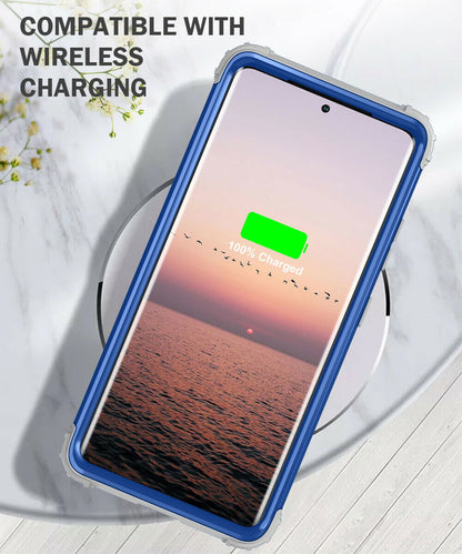 For Samsung Galaxy S21 S21 Ultra S21 Plus Hybrid Rugged Shockproof PC Case Cover - carolay.co