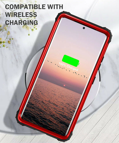 For Samsung Galaxy S21 S21 Ultra S21 Plus Hybrid Rugged Shockproof PC Case Cover - carolay.co