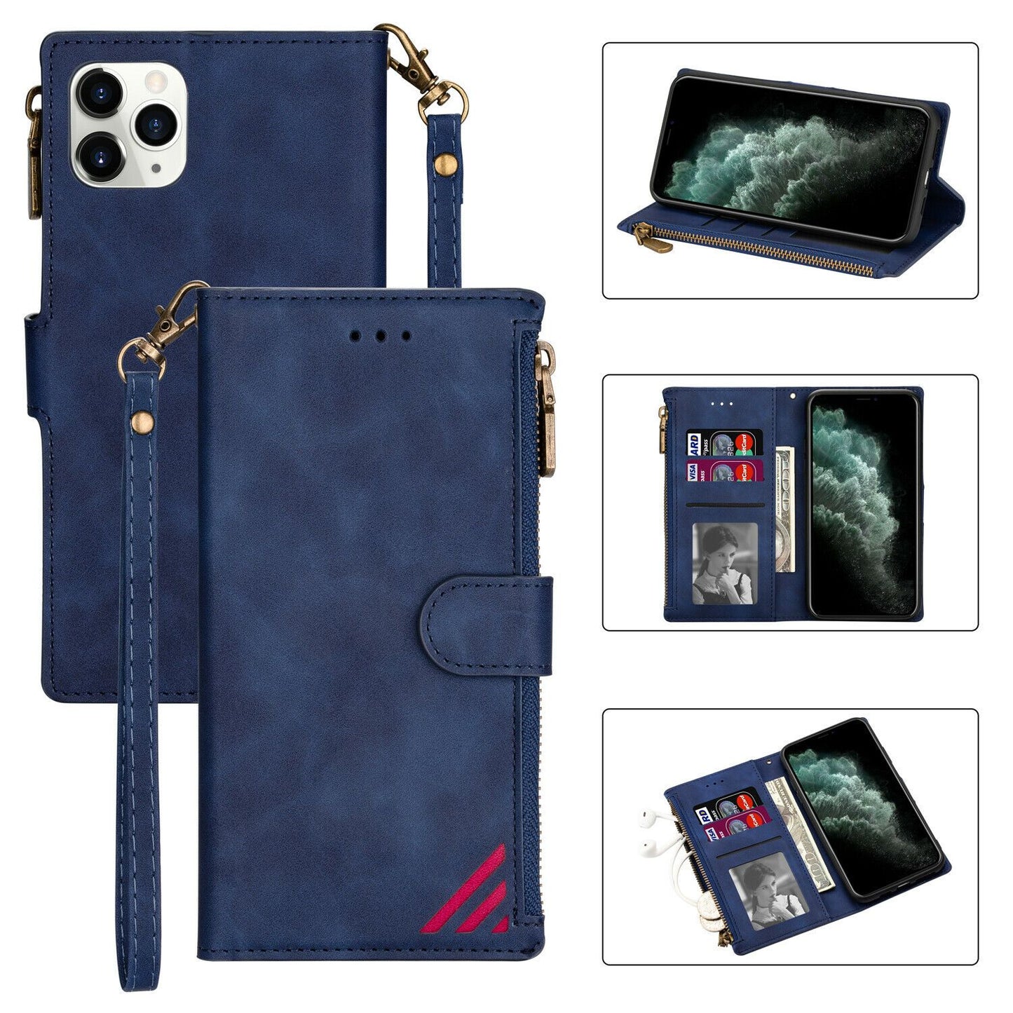 Funda Magnetic Shockproof Protective Card Holder For iPhone - carolay.co