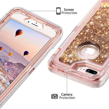 Glitter Liquid Case Cover For Apple iPhone 6 7 8 Plus XR XS MAX - carolay.co