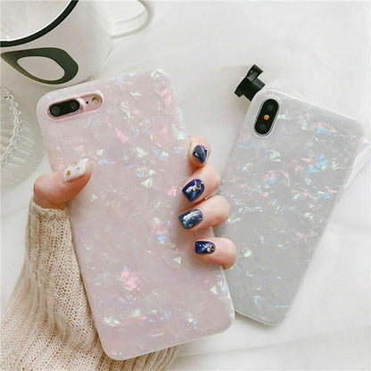 Glitter Marble Shockproof Case Slim for iPhone - carolay.co