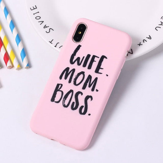 Graffiti Color Back Cover Love Letter Quote Soft Case For iPhone 11 - carolay.co