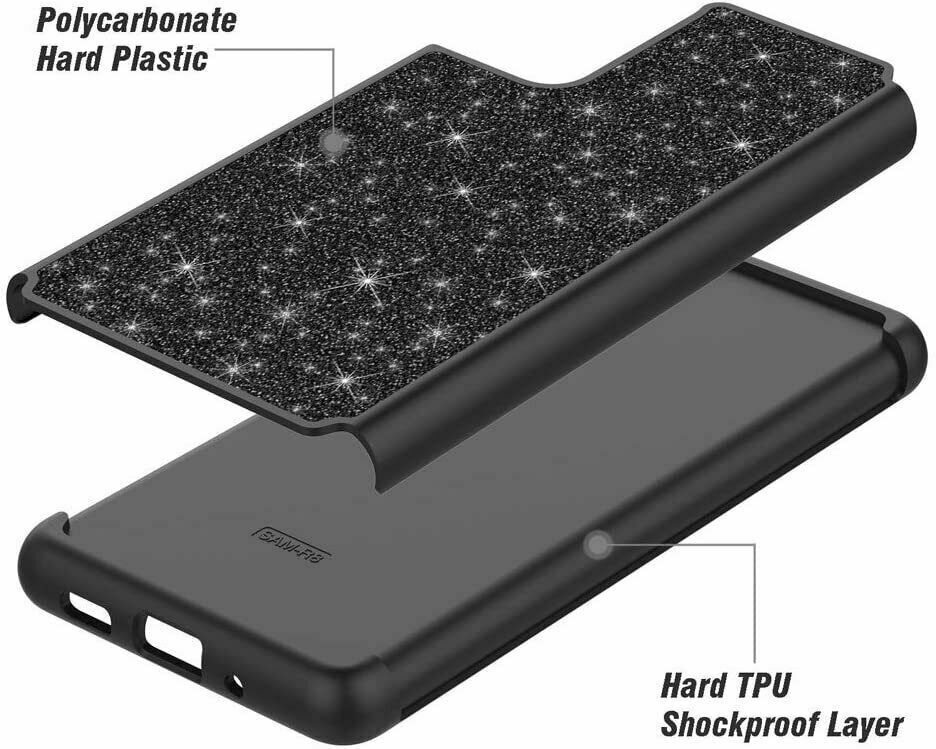Hard Shiny Glitter Bling Case for Samsung S215G S21 Ultra - carolay.co