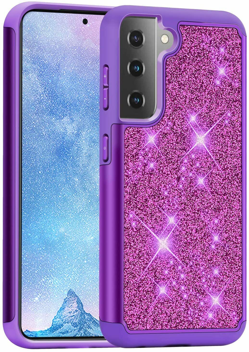 Hard Shiny Glitter Bling Case for Samsung S215G S21 Ultra - carolay.co