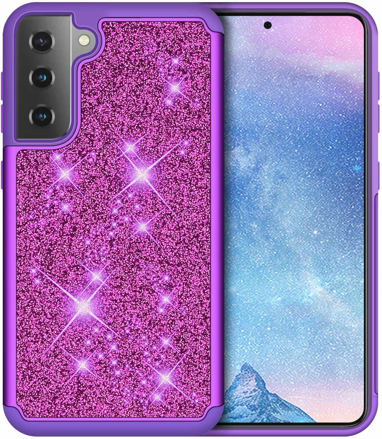 Hard Shiny Glitter Bling Case for Samsung S215G S21 Ultra - carolay.co