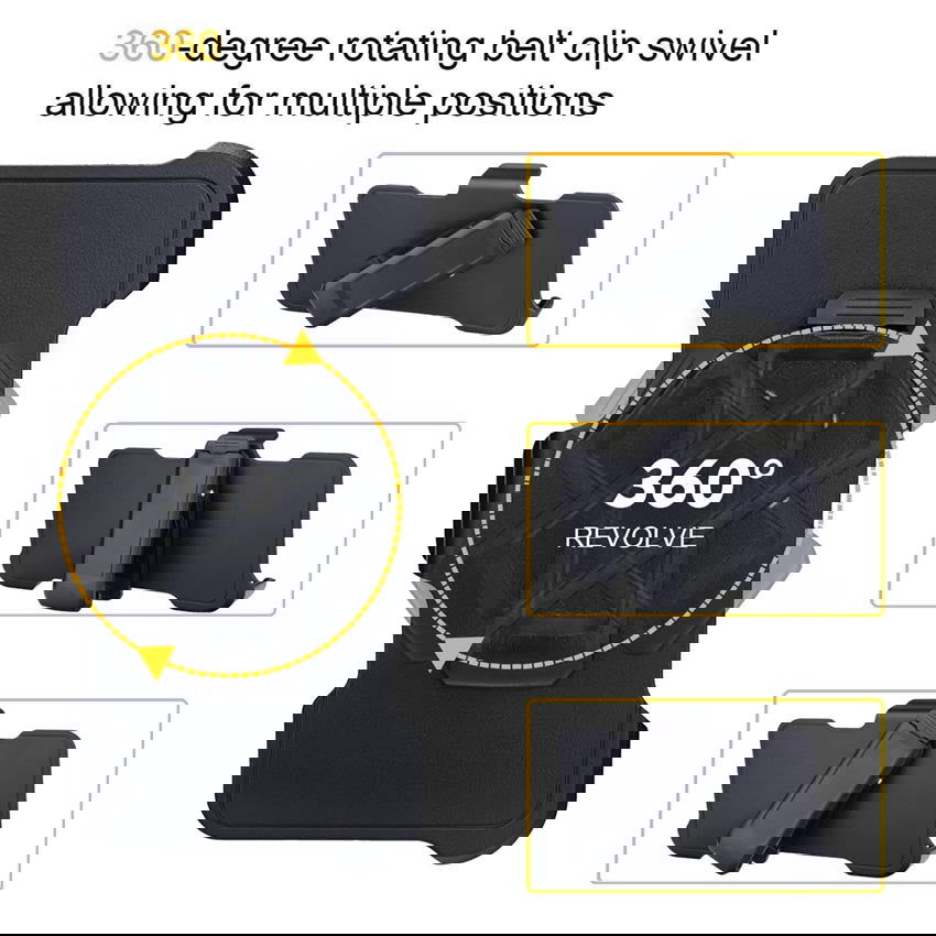 Heavy Duty Armor Shockproof Protective Case Rotary Belt Clip Case - carolay.co