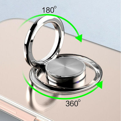 Hybrid Clear Back Ring Stand Shockproof Slim Case For iPhone - carolay.co