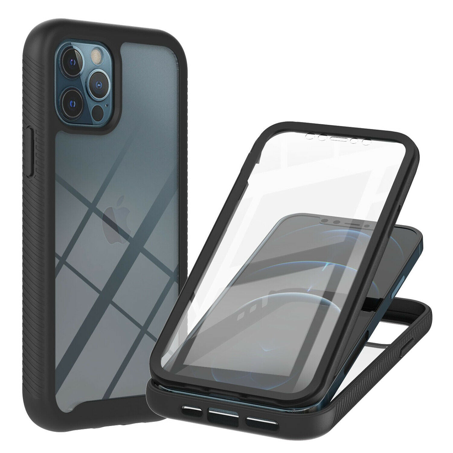 Hybrid Clear Cover + Screen Protector iPhone 13 - carolay.co