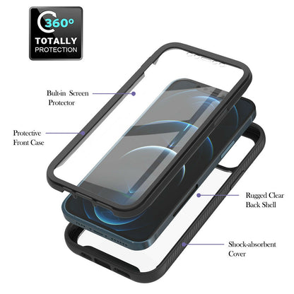Hybrid Clear Cover + Screen Protector iPhone 13 - carolay.co
