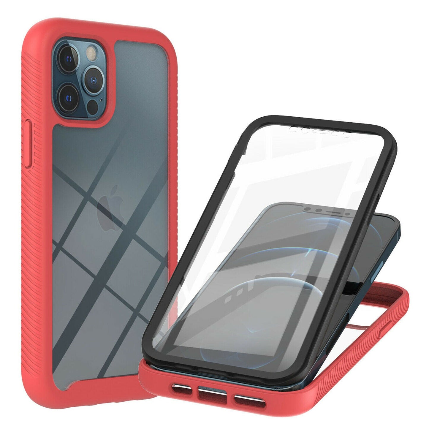 Hybrid Clear Cover + Screen Protector iPhone 13 - carolay.co