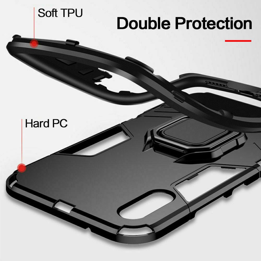 Hybrid Magnetic Stand Ring Holder Case For iPhone - carolay.co