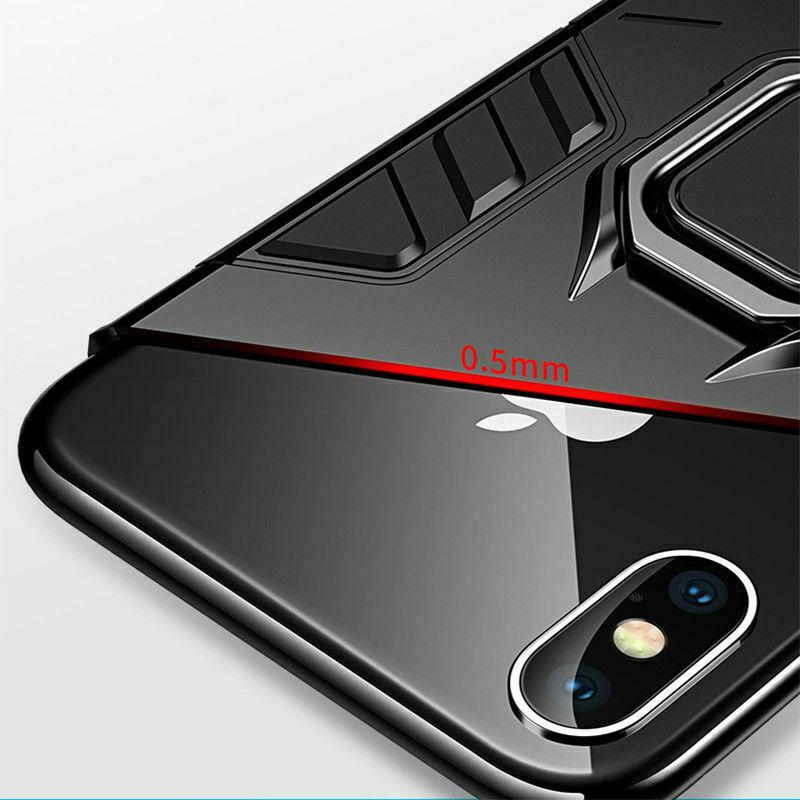 Hybrid Magnetic Stand Ring Holder Case For iPhone - carolay.co