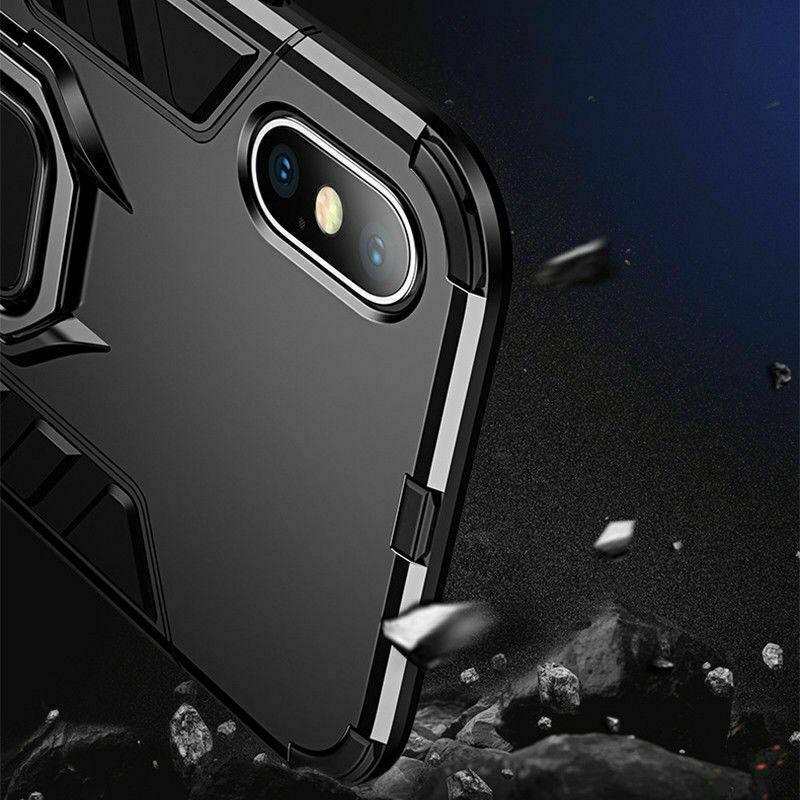 Hybrid Magnetic Stand Ring Holder Case For iPhone - carolay.co