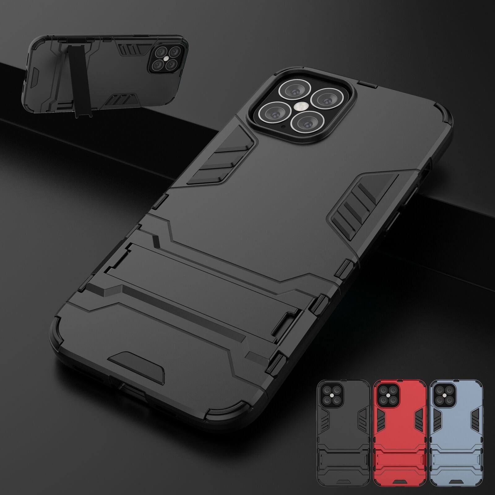 Hybrid Shockproof Armor Kickstand Case For iPhone - carolay.co