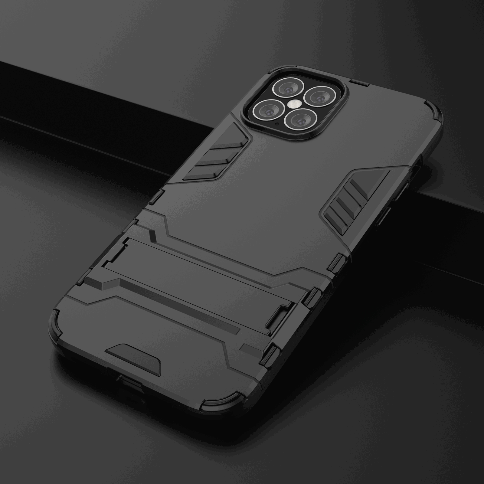 Hybrid Shockproof Armor Kickstand Case For iPhone - carolay.co