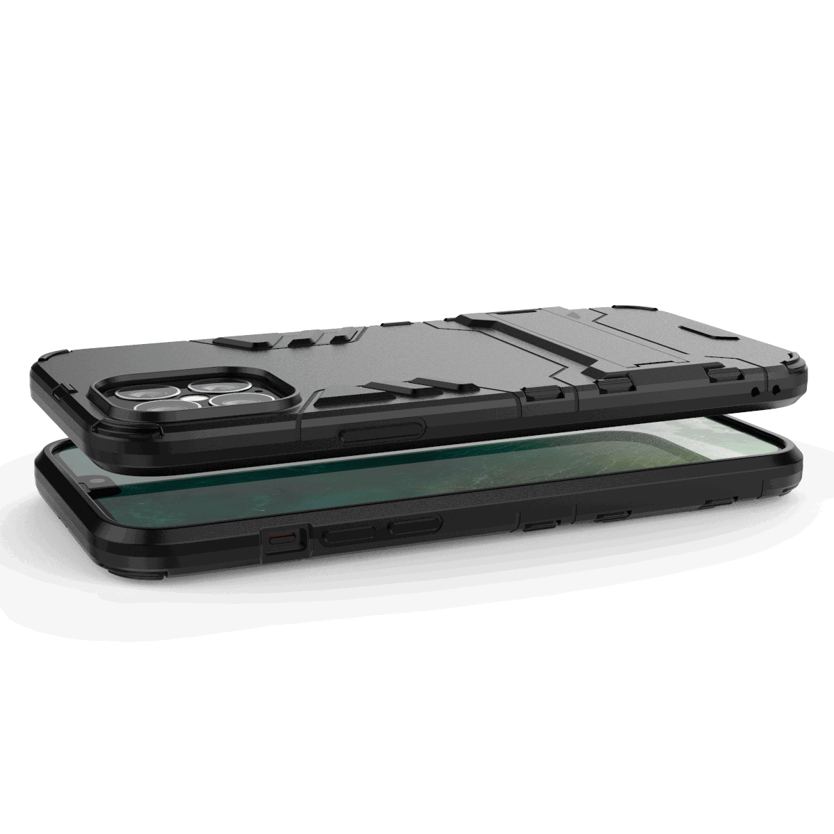 Hybrid Shockproof Armor Kickstand Case For iPhone - carolay.co