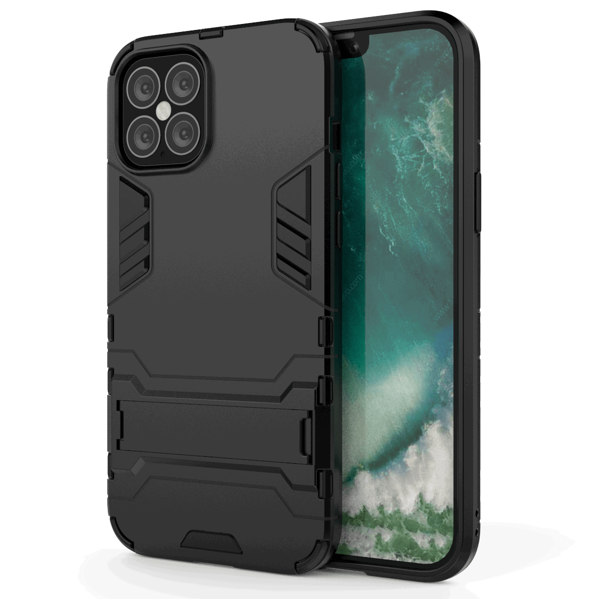 Hybrid Shockproof Armor Kickstand Case For iPhone - carolay.co