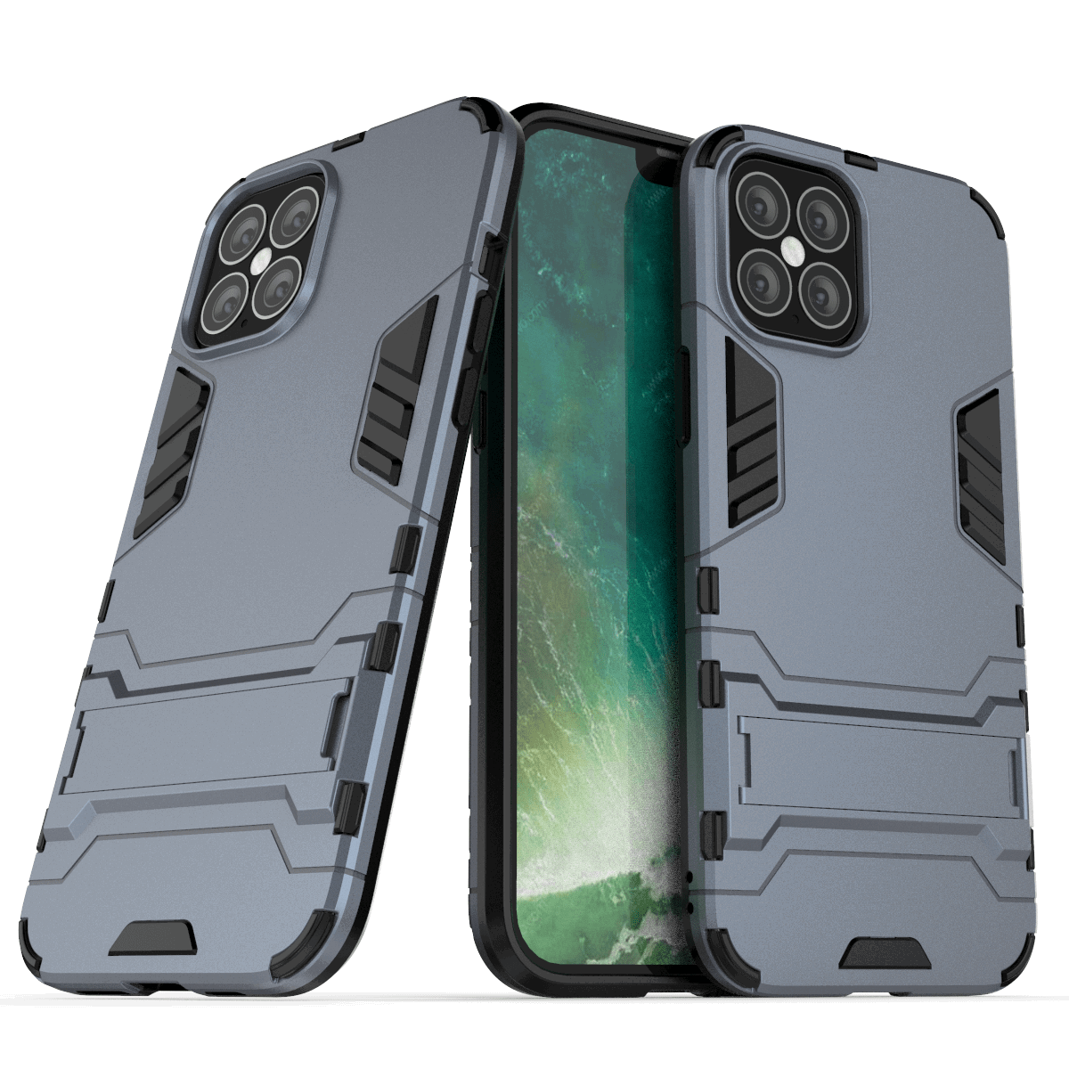 Hybrid Shockproof Armor Kickstand Case For iPhone - carolay.co