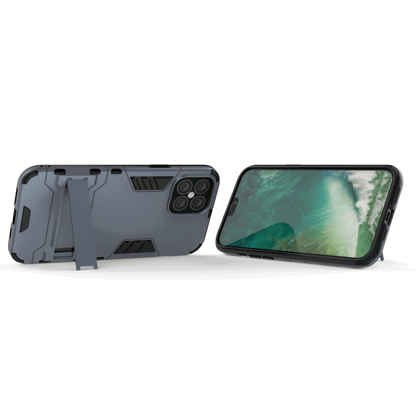 Hybrid Shockproof Armor Kickstand Case For iPhone - carolay.co