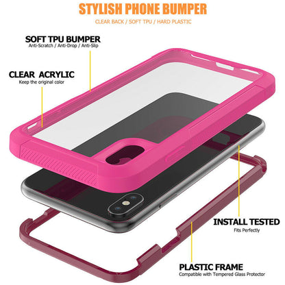 Hybrid Silicone Clear Ultra Slim Back Case For iPhone - carolay.co