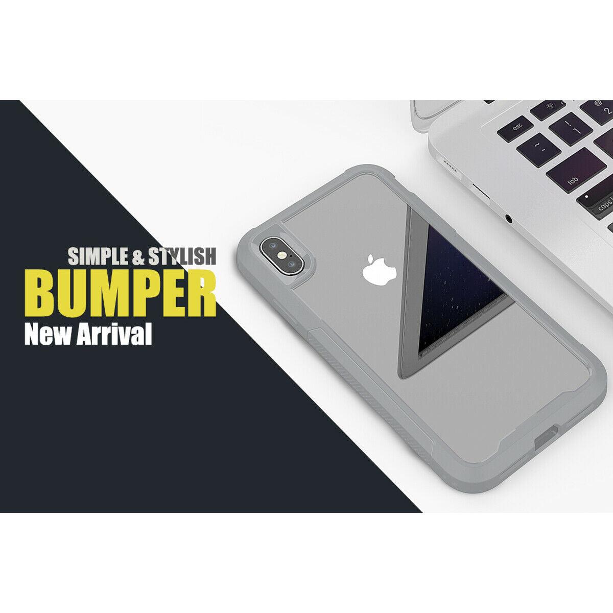 Hybrid Silicone Clear Ultra Slim Back Case For iPhone - carolay.co