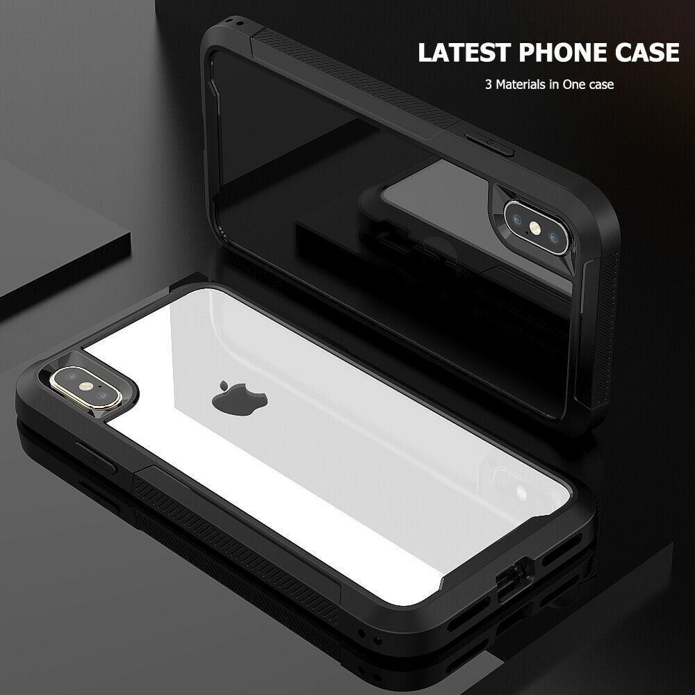 Hybrid Silicone Clear Ultra Slim Back Case For iPhone - carolay.co