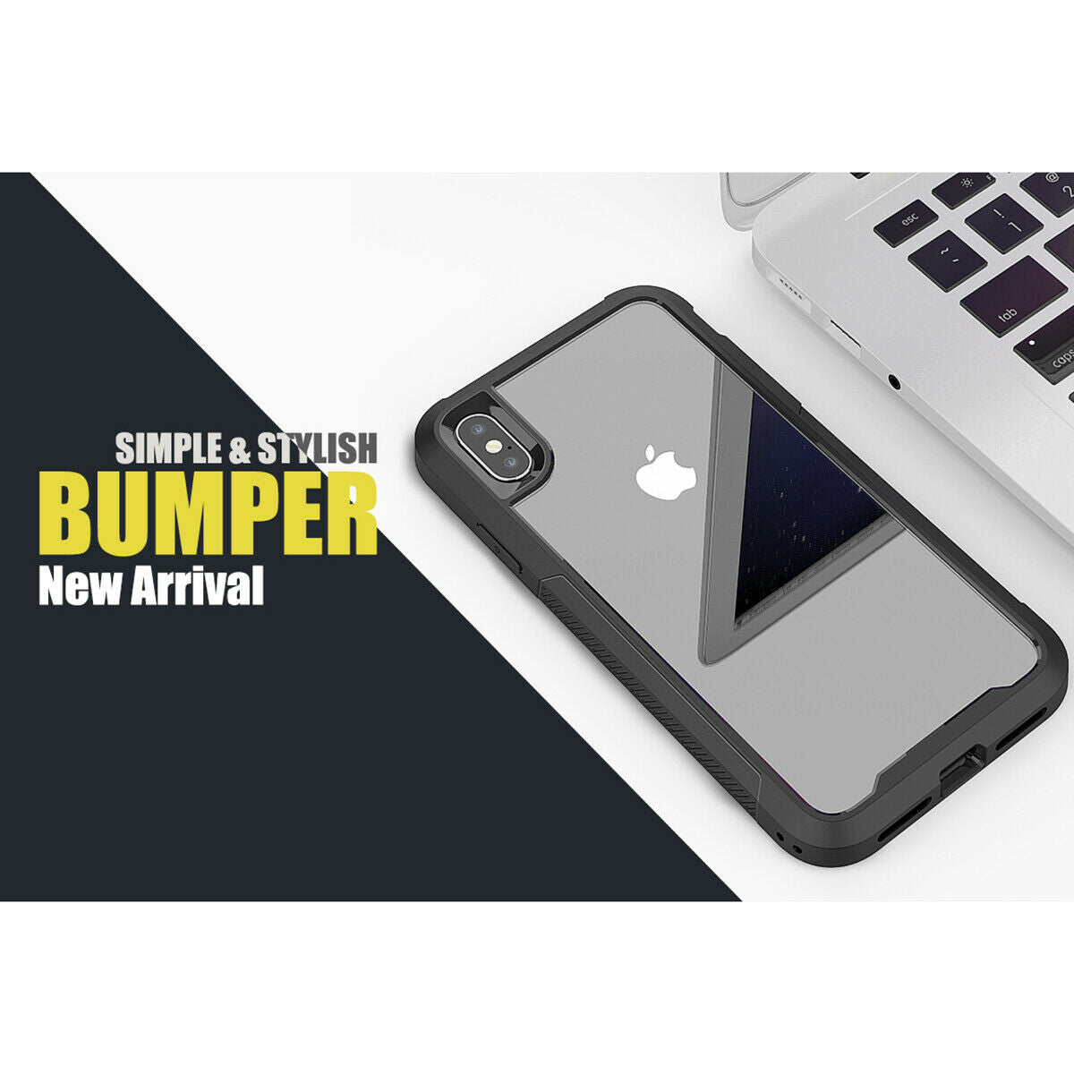 Hybrid Silicone Clear Ultra Slim Back Case For iPhone - carolay.co