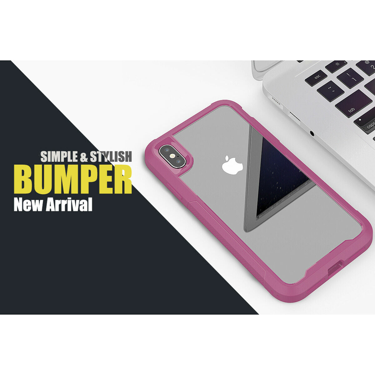 Hybrid Silicone Clear Ultra Slim Back Case For iPhone - carolay.co