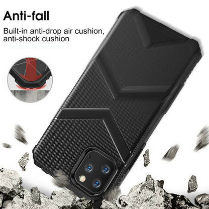 Hybrid Silicone Rubber Armor Heavy Duty Case For iPhone 11 Pro Max - carolay.co