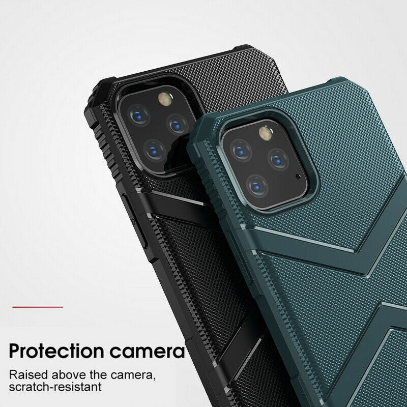 Hybrid Silicone Rubber Armor Heavy Duty Case For iPhone 11 Pro Max - carolay.co