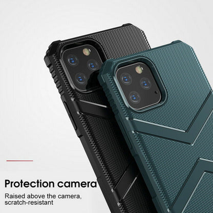 Hybrid Silicone Rubber Armor Heavy Duty Case For iPhone 11 Pro Max - carolay.co