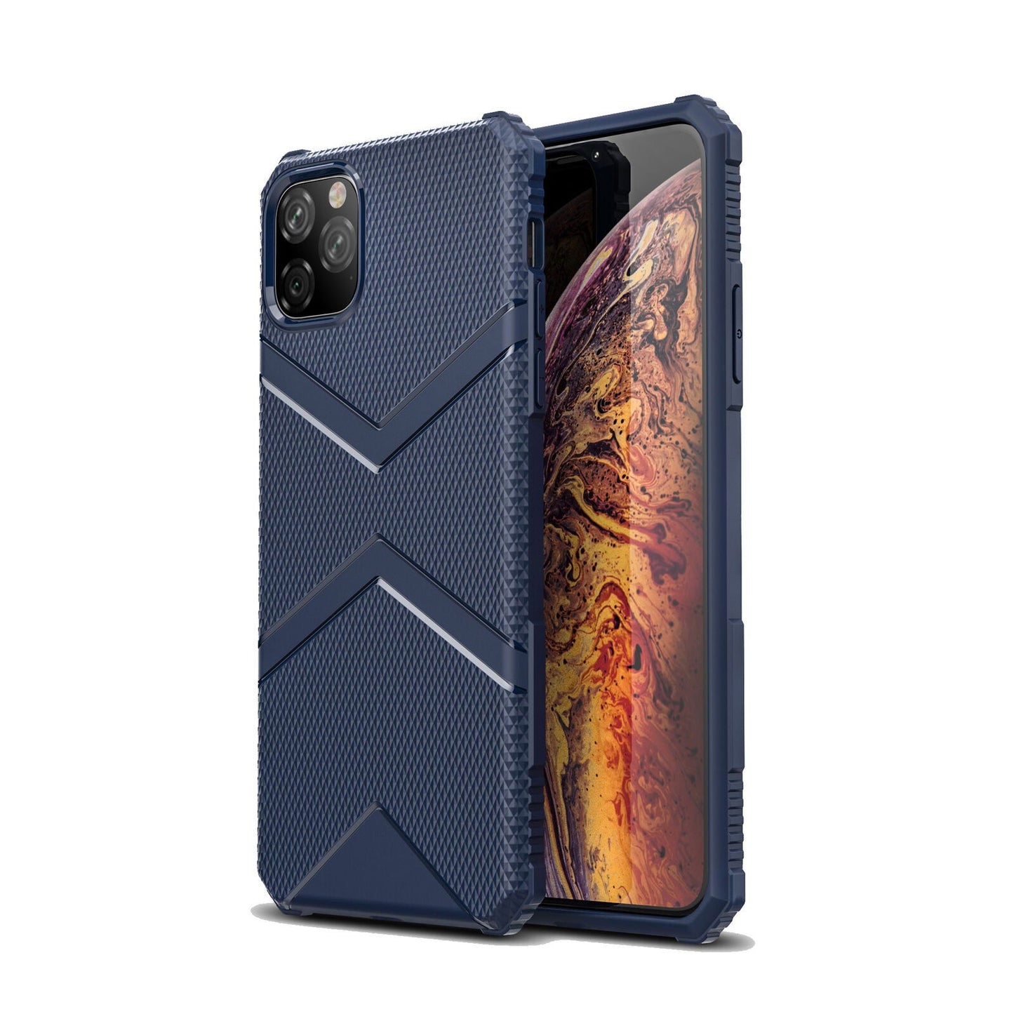 Hybrid Silicone Rubber Armor Heavy Duty Case For iPhone 11 Pro Max - carolay.co
