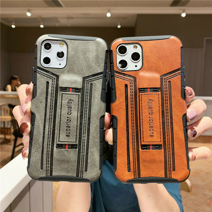 Leather Card Wallet Pocket Wrist Strap Case For iPhone - carolay.co